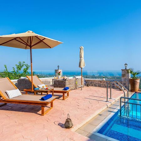 New Villa Kantifes 4 Families Or Couples With Private Pool & Bbq Kirianna Екстериор снимка