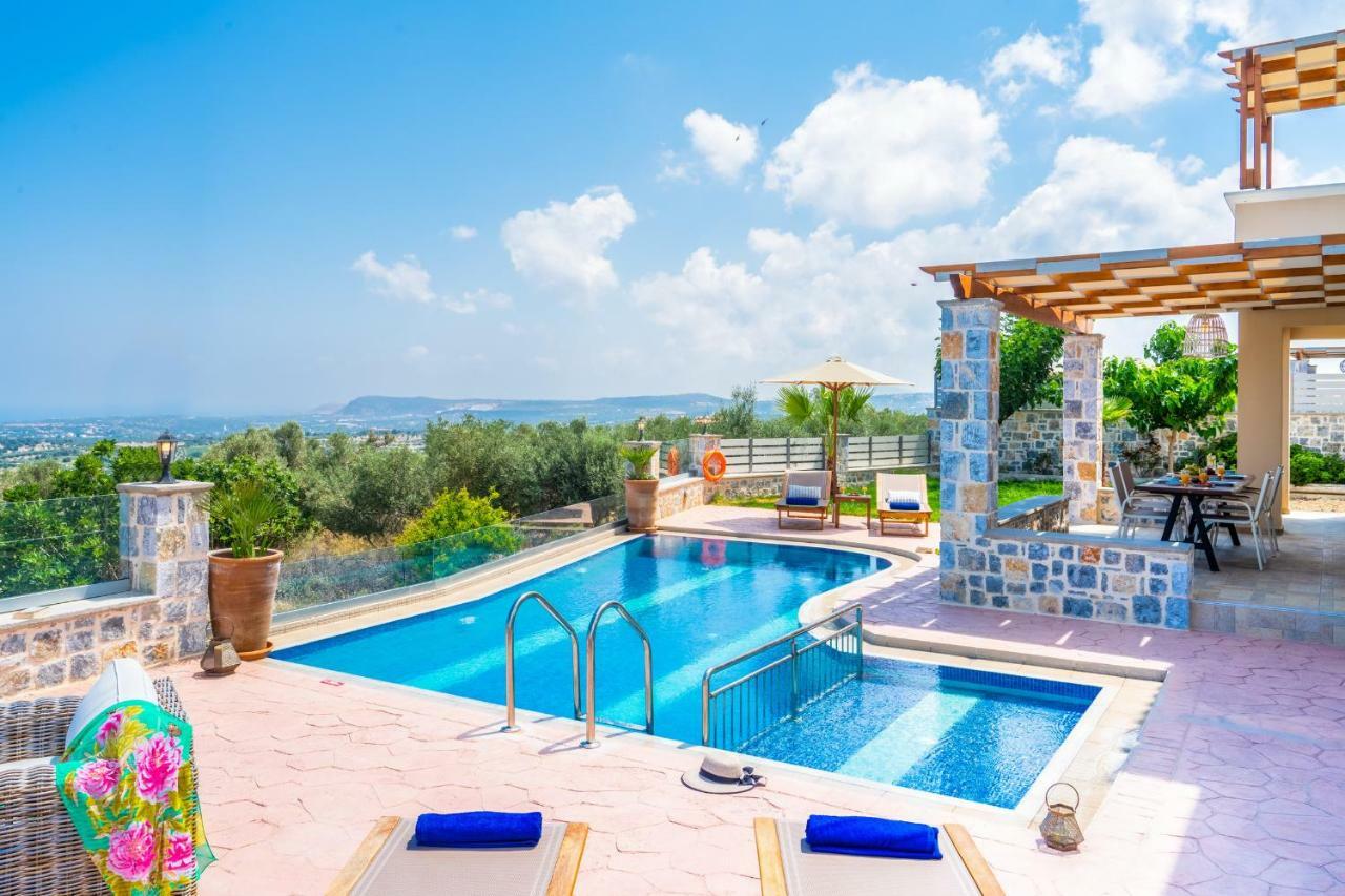 New Villa Kantifes 4 Families Or Couples With Private Pool & Bbq Kirianna Екстериор снимка
