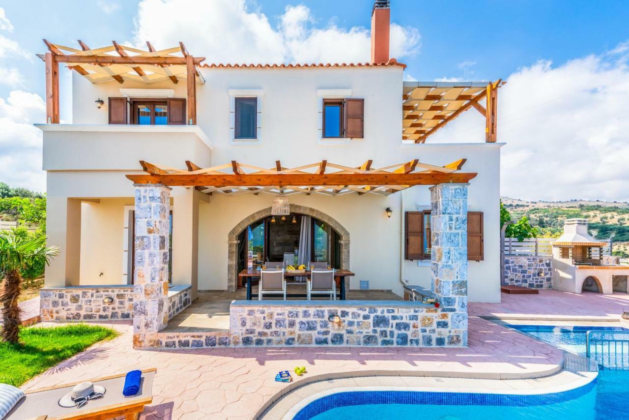 New Villa Kantifes 4 Families Or Couples With Private Pool & Bbq Kirianna Екстериор снимка