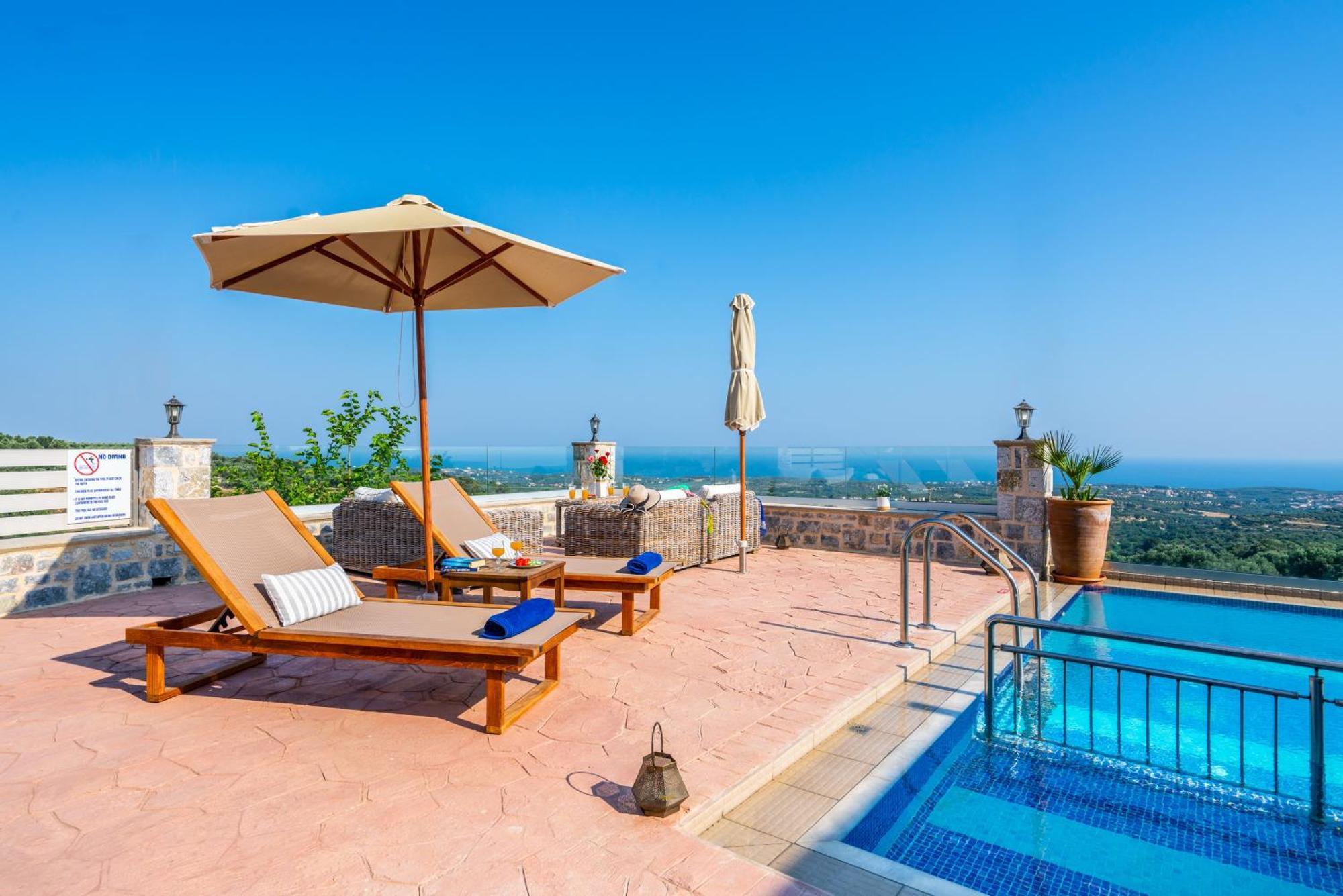 New Villa Kantifes 4 Families Or Couples With Private Pool & Bbq Kirianna Екстериор снимка