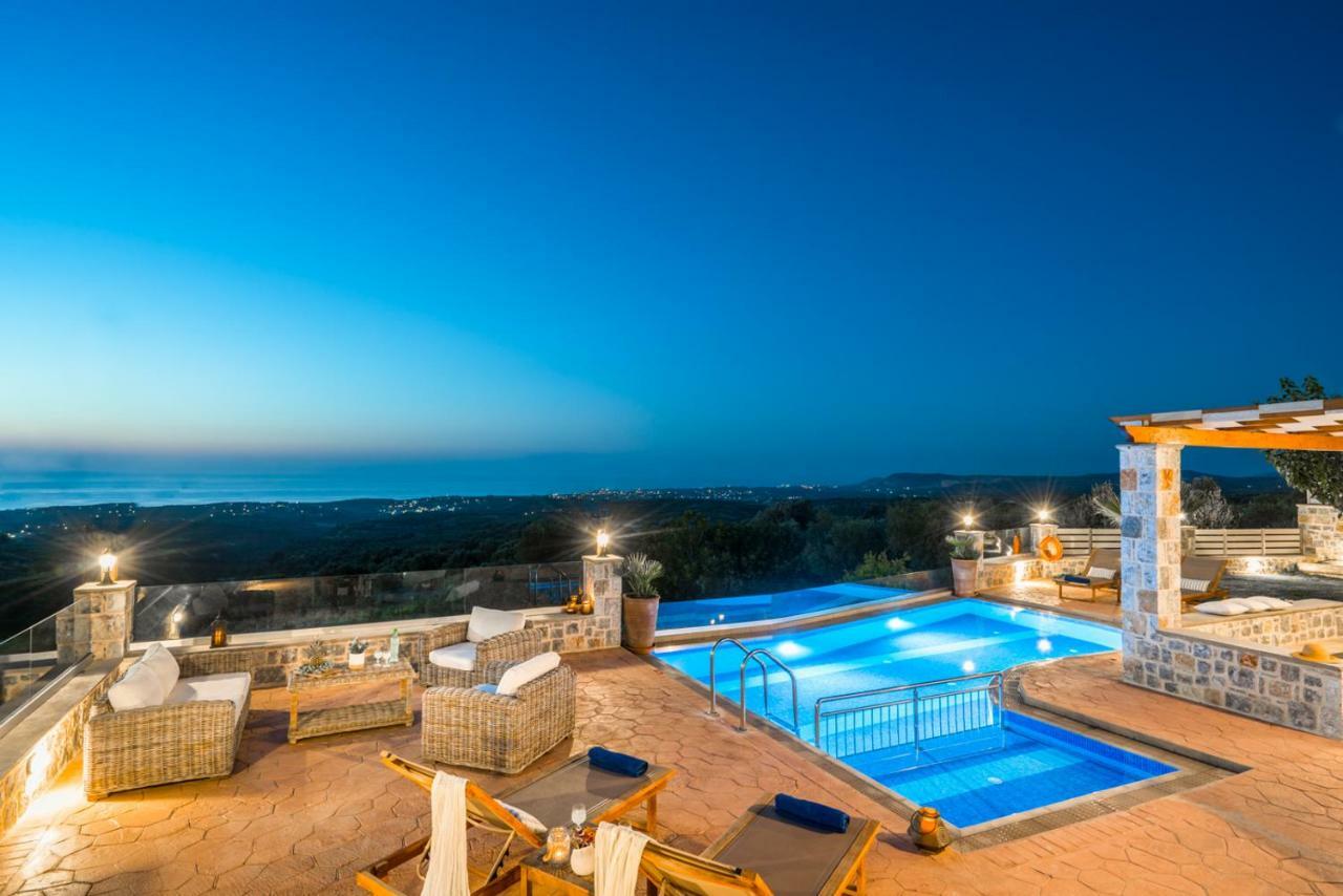 New Villa Kantifes 4 Families Or Couples With Private Pool & Bbq Kirianna Екстериор снимка