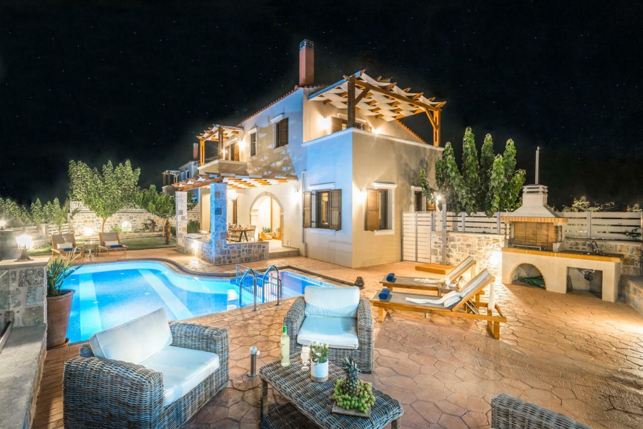 New Villa Kantifes 4 Families Or Couples With Private Pool & Bbq Kirianna Екстериор снимка